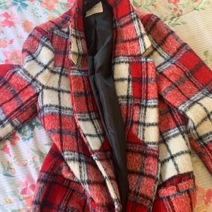 Buffalo plaid check jacket
